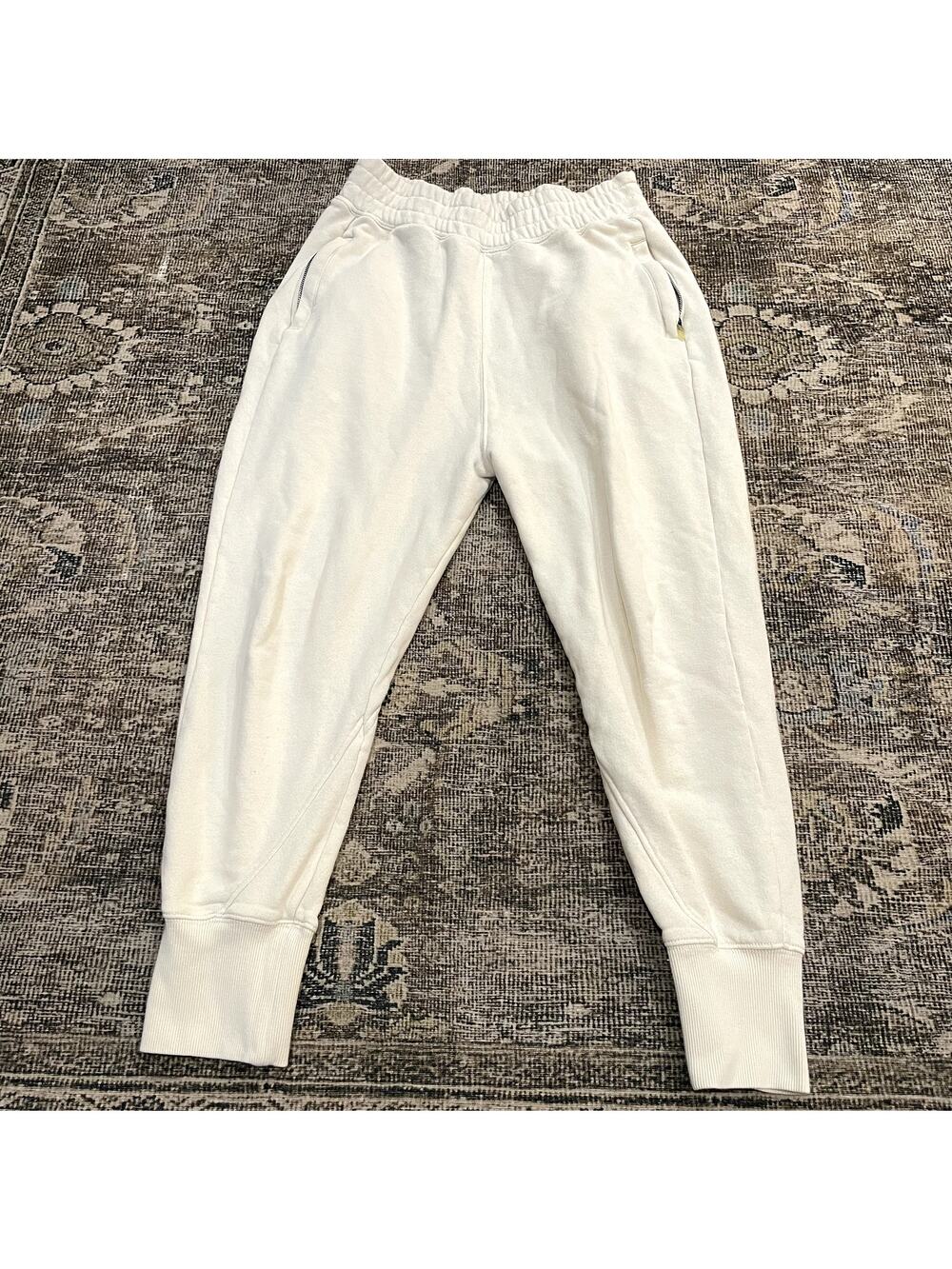 Free People Movement June Bug Jogger Sweats Pants Ivory Women's Size S